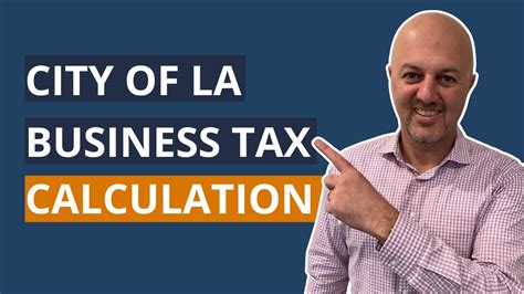 la business tax calculation.